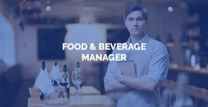 Corsi gratuiti certificazione profili di qualifica - Food & beverage manager - Sosor