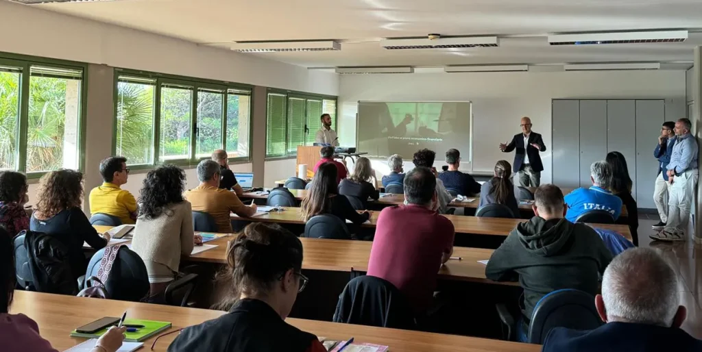 Presentazione corsi di formazione Porto Conte Ricerche, un momento della giornata.