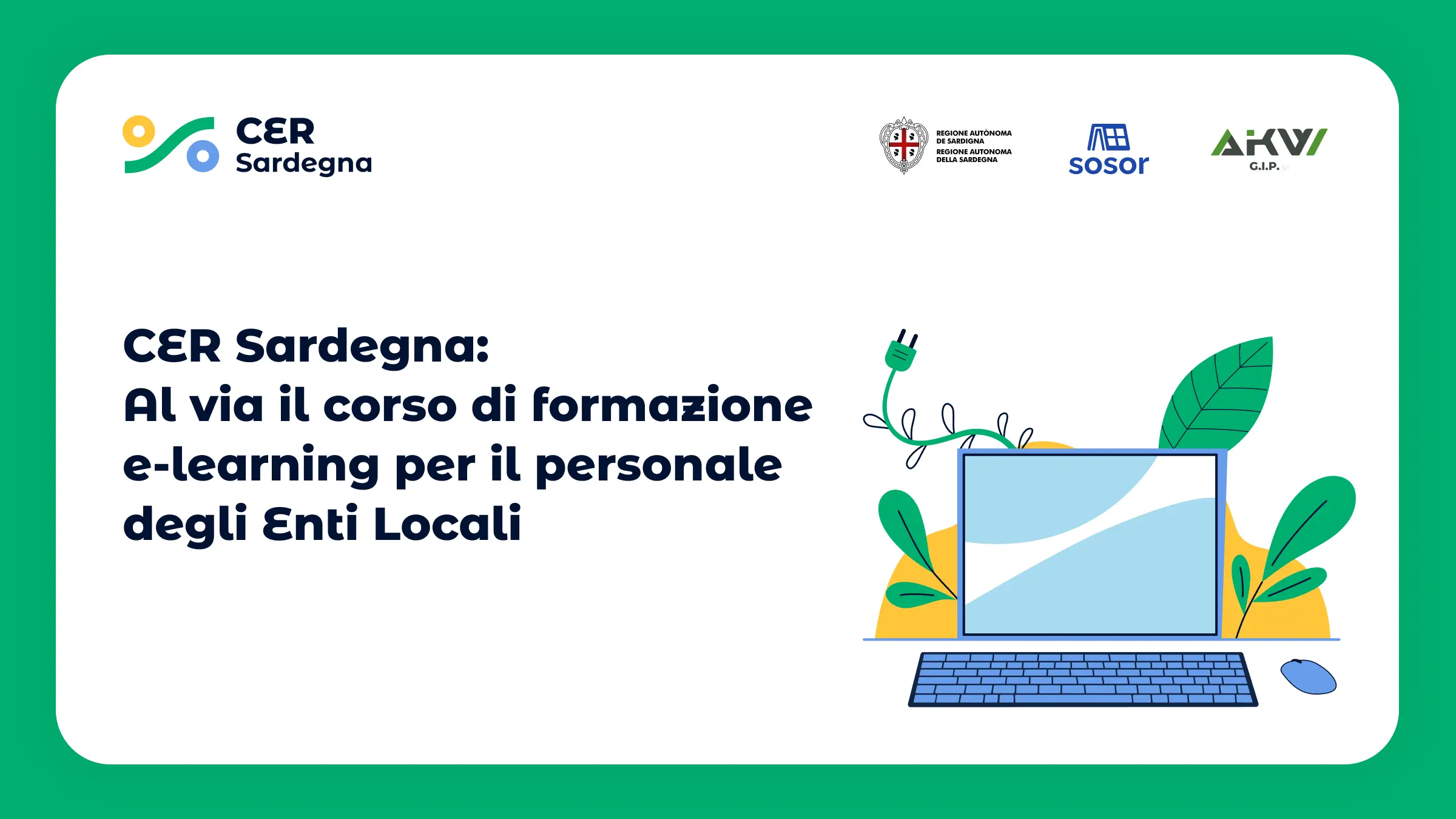 Cer Sardegna, al via formazione e-learning